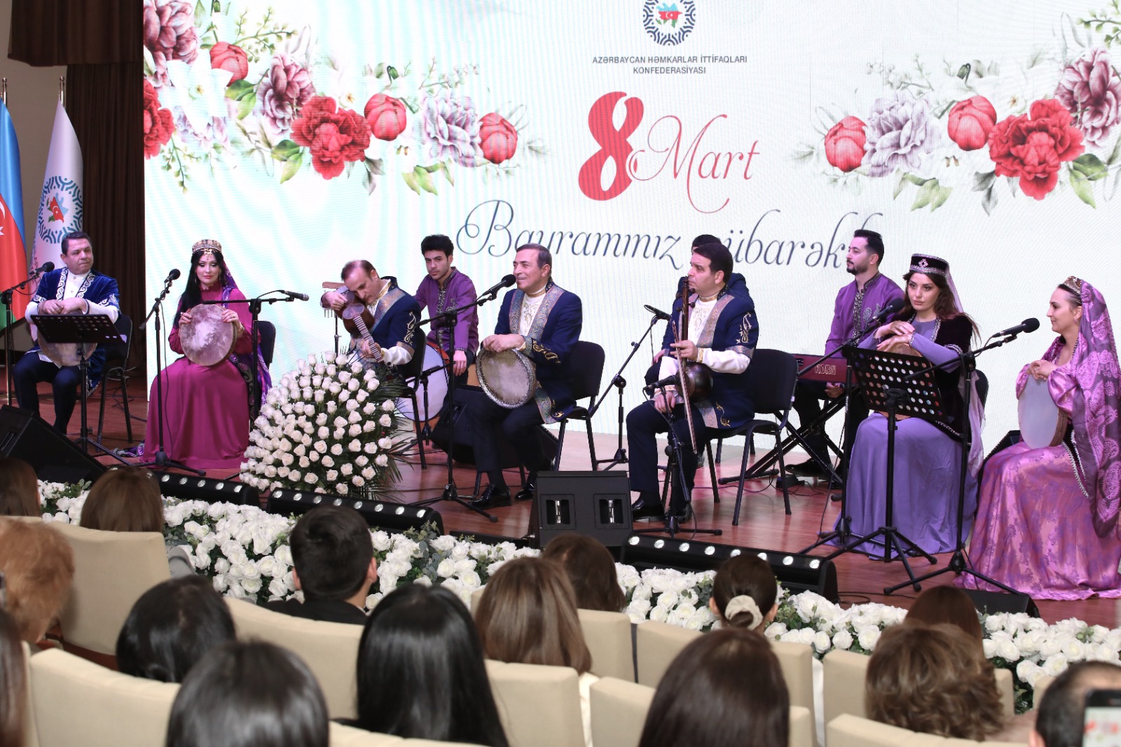 Azerbaijan Trade Unions Confederation organized a concert program " Magic World of mugham "on the occasion of International Women's day