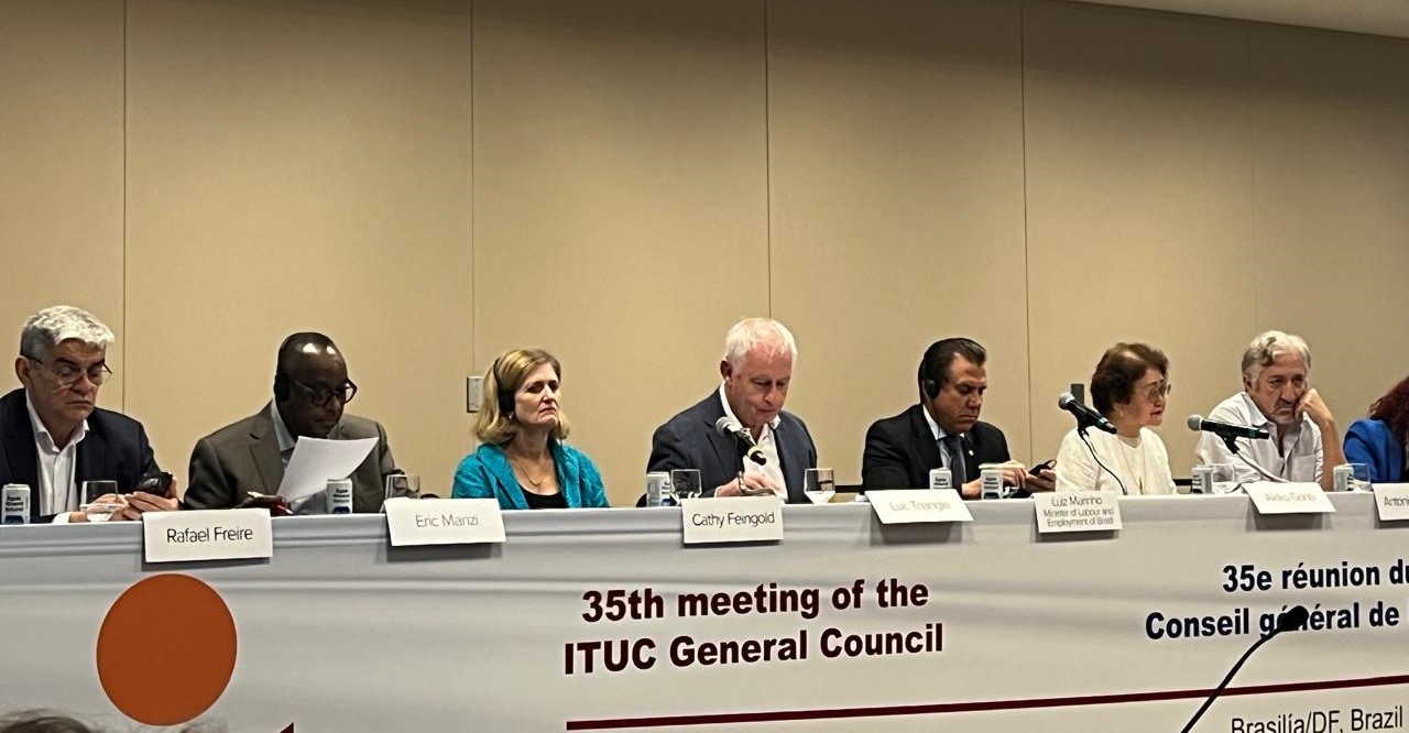 A meeting of the General Council of ITUC is held, AHIK chairman Sahib Mammadov was confirmed as vice president