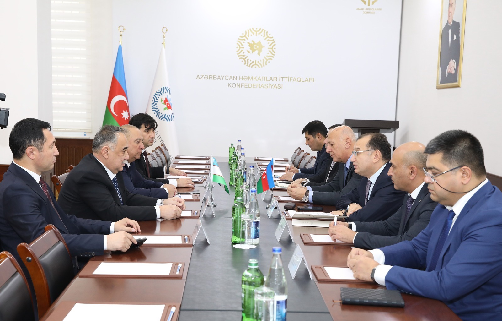 There was a meeting with representatives of the Federation of Trade Unions of Uzbekistan