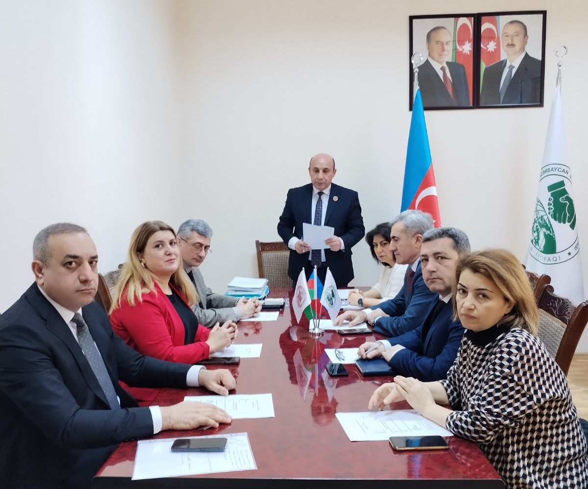 A regular meeting of the Presidium of the Free Trade Union of the Azerbaijan National Academy of Sciences was held