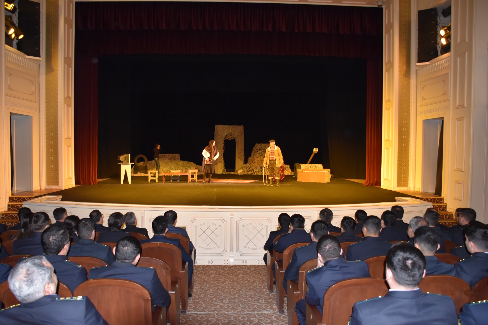 Members of the union watched a performance dedicated to the Khojaly tragedy