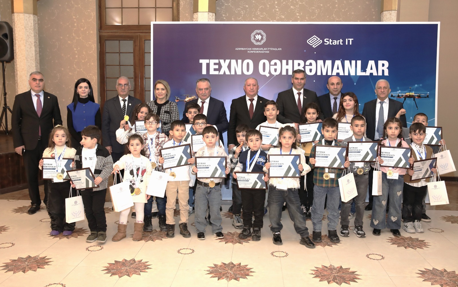 Master class” Techno Heroes " was held for the children of martyrs